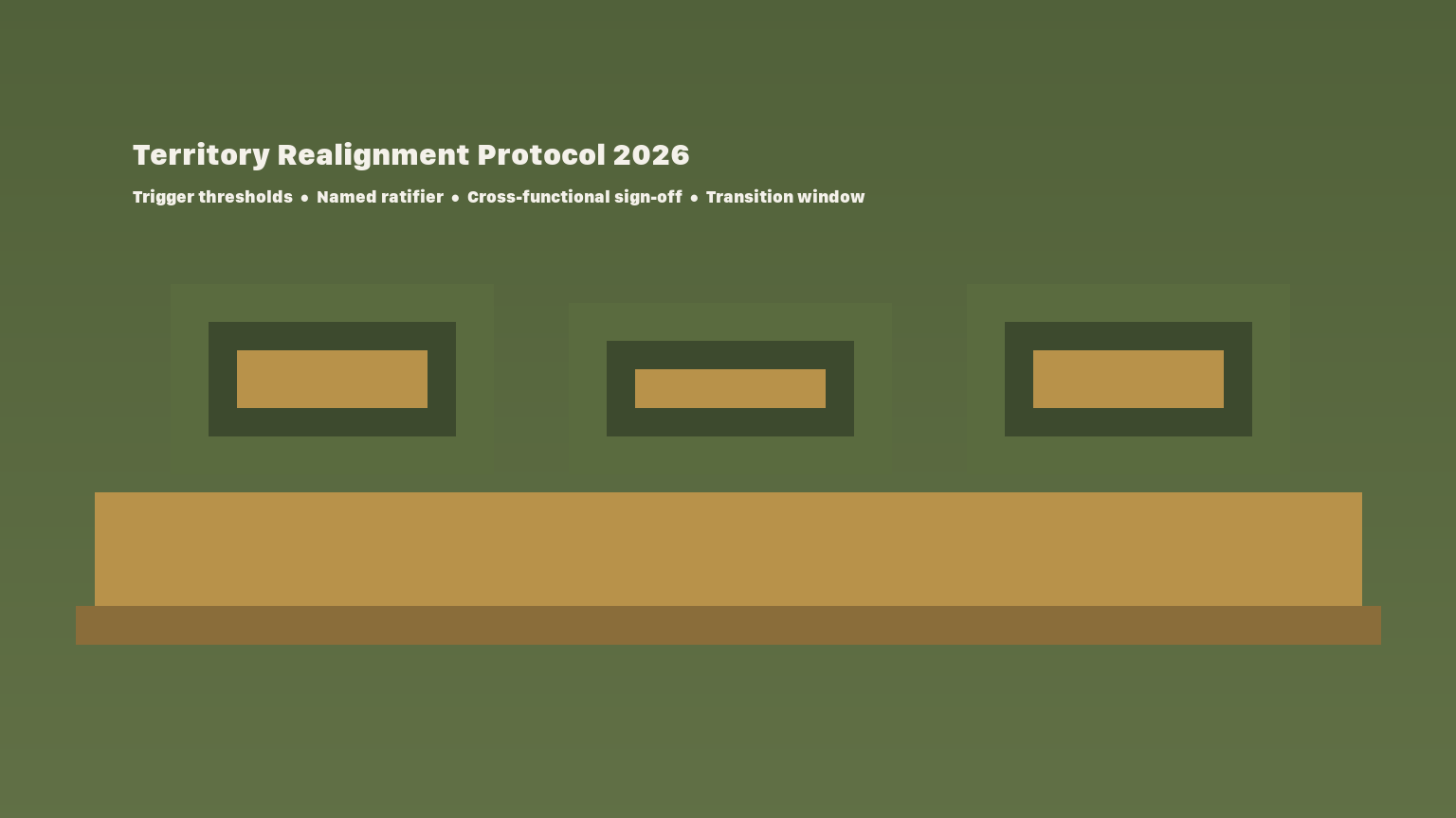 B2B Territory Realignment Protocol in 2026 — Trigger Thresholds, Named Ratifier, and Cross-Functional Sign-Off